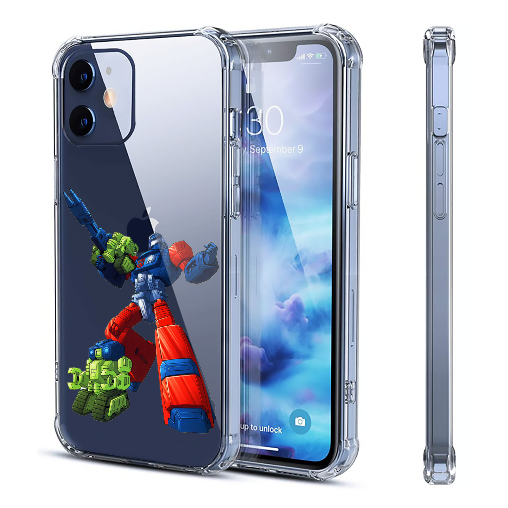 （画像用）  【iPhone 12シリーズ対応】透明スマホケース（クリアソフトケース）